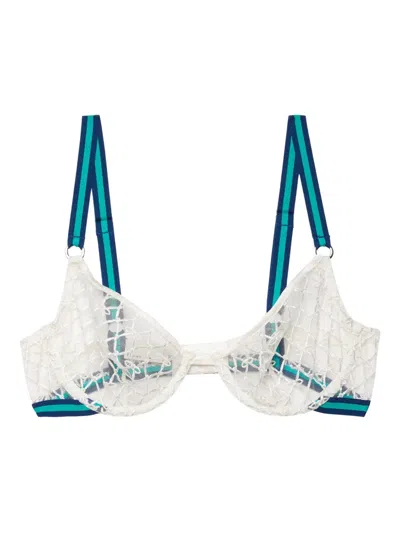 Fleur Du Mal Serena Bra In White
