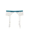 Fleur Du Mal Serena Garter In White