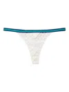Fleur Du Mal Serena Thong In White