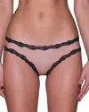 Fleur Du Mal Sheer Tulle Bikini In Petal
