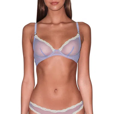 FLEUR DU MAL FLEUR DU MAL SHEER TULLE DEMI BRA
