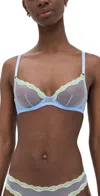 Fleur Du Mal Sheer Tulle Demi Bra Daydream