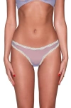 Fleur Du Mal Sheer Tulle Thong