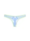 Fleur Du Mal Sheer Tulle Thong In Daydream