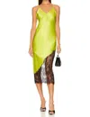Fleur Du Mal Lace-trim Slip Dress In Multi