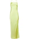 Fleur Du Mal Kleid Aus Seide In Grün