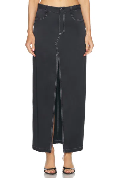 FLEUR DU MAL SILK MAXI SKIRT