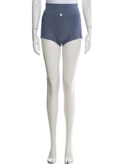 Pre-owned Fleur Du Mal Silk Mini Shorts In Neutral