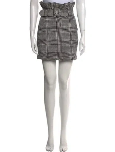 Pre-owned Fleur Du Mal Silk Mini Skirt In Multi