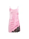 Fleur Du Mal Silk Ruched Dress