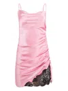 Fleur Du Mal Silk Ruched Dress