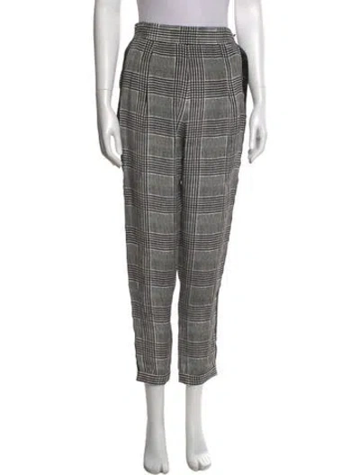 Pre-owned Fleur Du Mal Silk Skinny Leg Pants In Multi