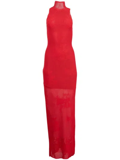 Fleur Du Mal Skorpio Dress In Red