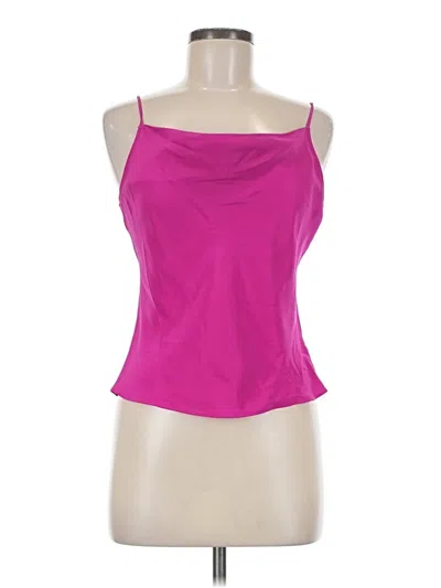 Pre-owned Fleur Du Mal Sleeveless Top Pink Strapless Neckline Tops