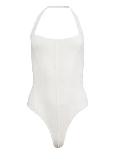 Fleur Du Mal Sofia Bodysuit In White