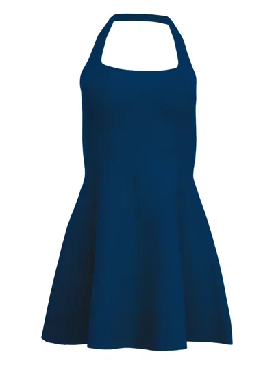 Fleur Du Mal Sofia Dress In Blue