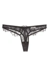 Fleur Du Mal Sophie Lace Thong