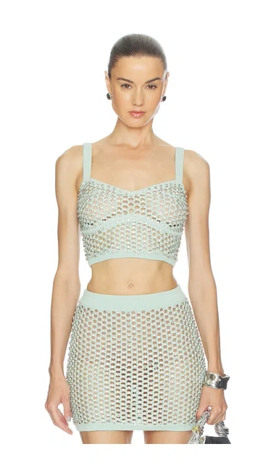 Fleur Du Mal Spotlight Bralette In Blue