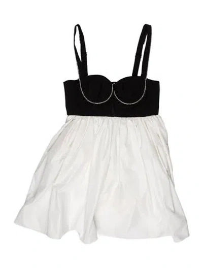 Pre-owned Fleur Du Mal Square Neckline Mini Dress W/ Tags In Multi