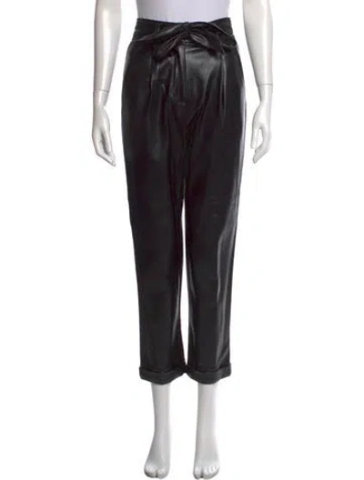 Pre-owned Fleur Du Mal Straight Leg Pants In Black