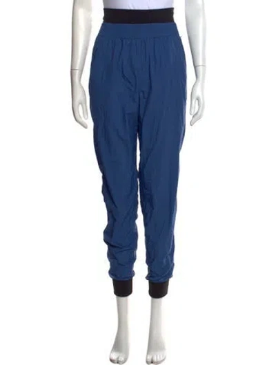 Pre-owned Fleur Du Mal Straight Leg Pants In Blue
