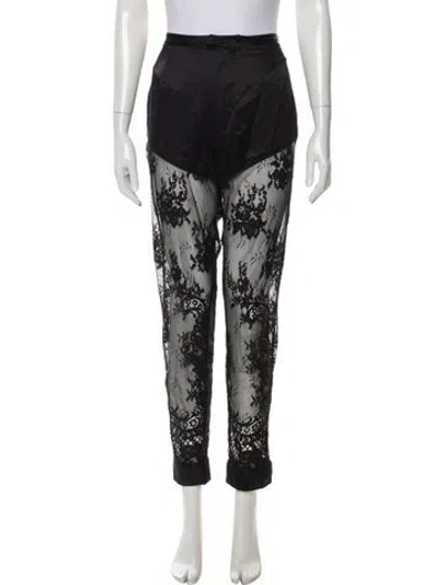 Pre-owned Fleur Du Mal Straight Leg Pants W/ Tags In Black