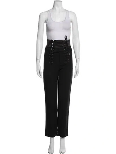 Pre-owned Fleur Du Mal Straight Leg Pants W/ Tags In Black