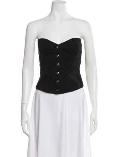Pre-owned Fleur Du Mal Strapless Top In Multi