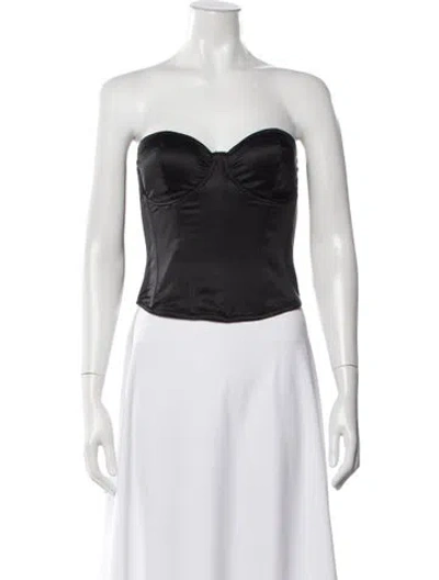 Pre-owned Fleur Du Mal Strapless Top In Multi