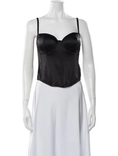 Pre-owned Fleur Du Mal Strapless Top In White