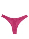 Fleur Du Mal Stretch Lace Thong In Big Spender