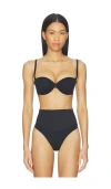Fleur Du Mal Stretch Micro Multi-way Bra In Black
