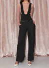 Fleur Du Mal Suspender Bodysuit In Black