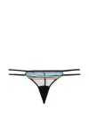 Fleur Du Mal Taste Le Rainbow V-string Thong In Blue