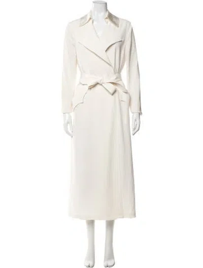 Pre-owned Fleur Du Mal Trench Coat In Neutral