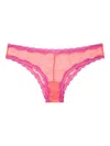 Fleur Du Mal Sheer Tulle Bikini In Pink
