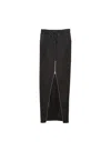 Fleur Du Mal Terry Maxi Skirt In Black