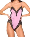 Fleur Du Mal Venus Lace Teddy In Spring Lavender