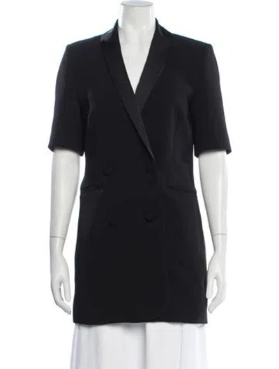 Pre-owned Fleur Du Mal V-neck Mini Dress W/ Tags In Black