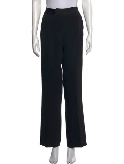 Pre-owned Fleur Du Mal Wide Leg Pants In Black