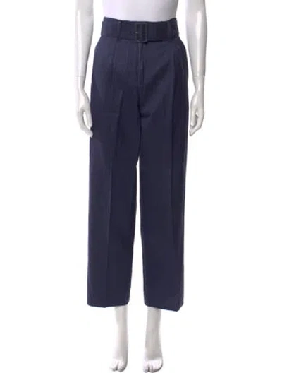 Pre-owned Fleur Du Mal Wide Leg Pants In Blue