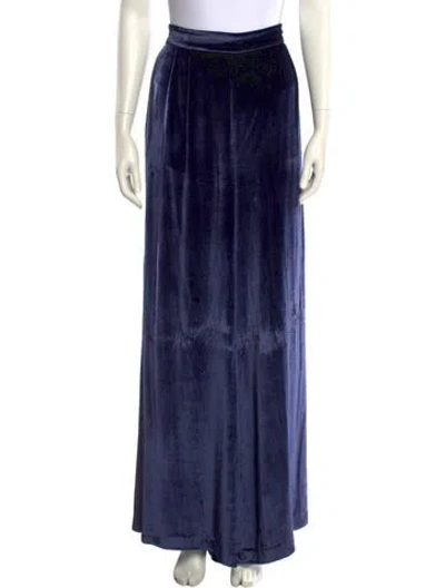 Pre-owned Fleur Du Mal Wide Leg Pants In Blue