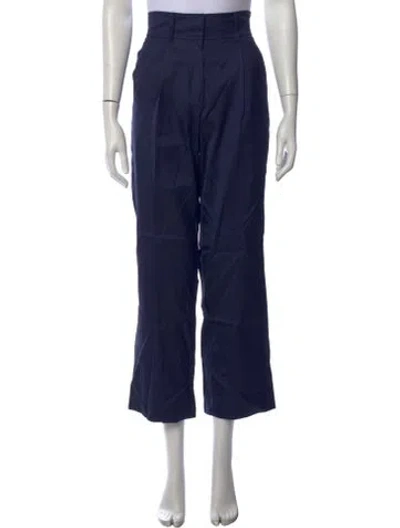 Pre-owned Fleur Du Mal Wide Leg Pants In Blue