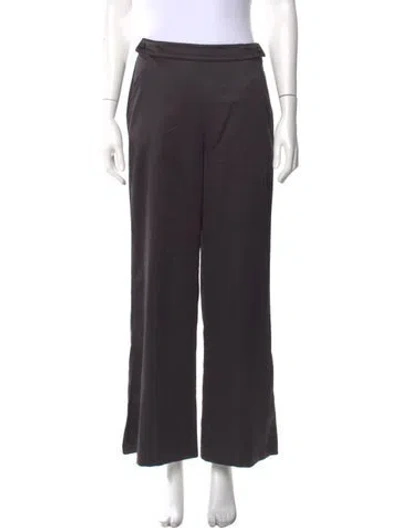 Pre-owned Fleur Du Mal Wide Leg Pants In Gray
