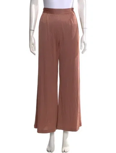 Pre-owned Fleur Du Mal Wide Leg Pants In Neutral