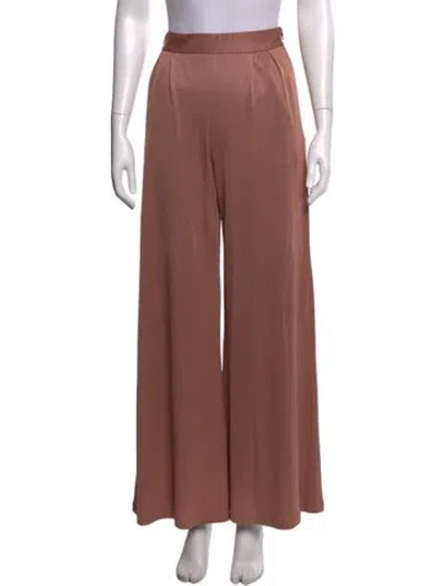 Pre-owned Fleur Du Mal Wide Leg Pants In Neutral
