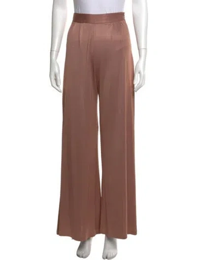 Pre-owned Fleur Du Mal Wide Leg Pants In Neutrals