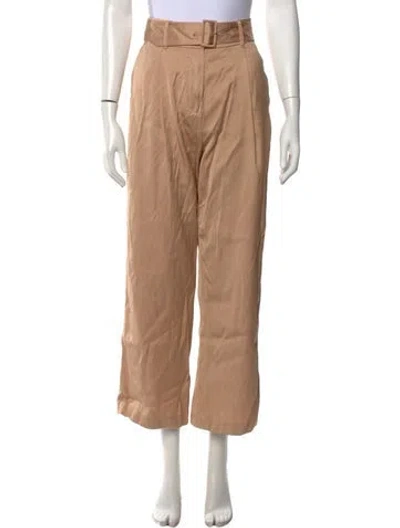 Pre-owned Fleur Du Mal Wide Leg Pants In Neutrals