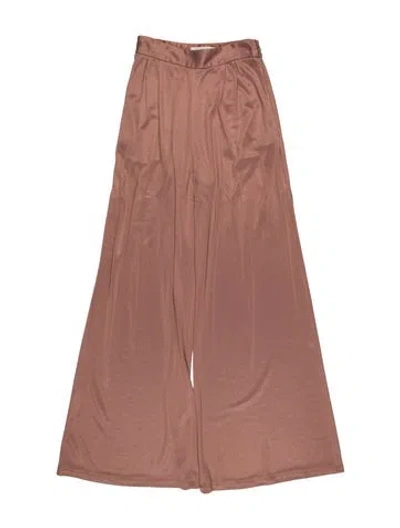 Pre-owned Fleur Du Mal Wide Leg Pants In Pink