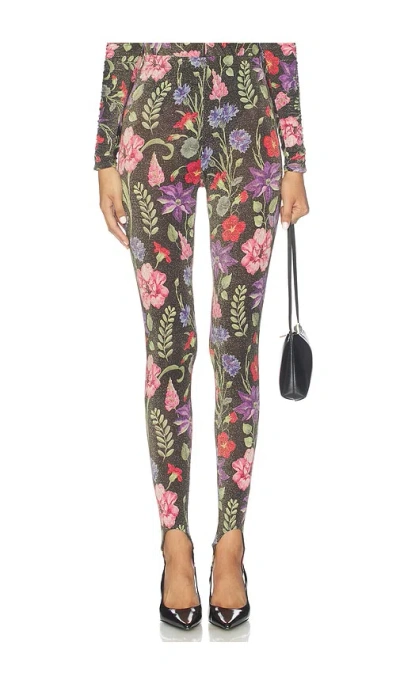 Fleur Du Mal Wildfleur Stirrup Legging In Black